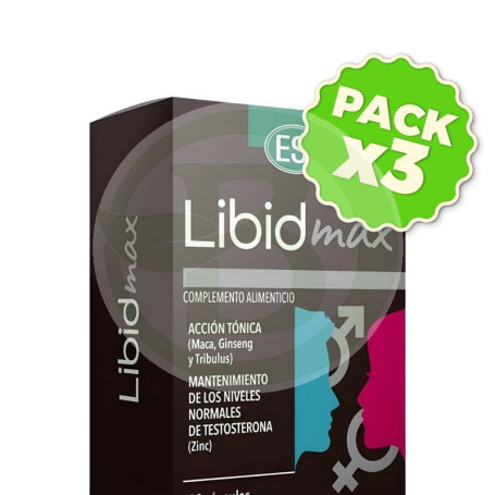 Pack 3x Libidmax 30 Cápsulas Esi