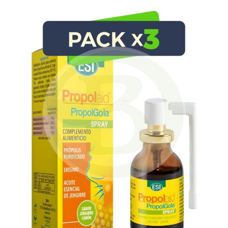 Pack 3x Propolgola Spray Jengibre y Limón 20Ml Esi