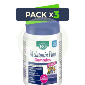 Pack 3x Melatonin Pura Junior Gummies 1Mg 30 Gominolas Esi