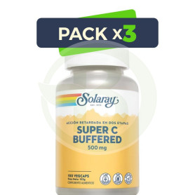 Pack 3x Super C 100 Cápsulas Solaray