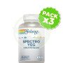 Pack 3x Spectro Vegetarian Fórmula Multi-Vita-Min 180 Cápsulas Solaray