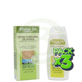 Pack 3x Leche Corporal de Avena 250Ml. Shova De