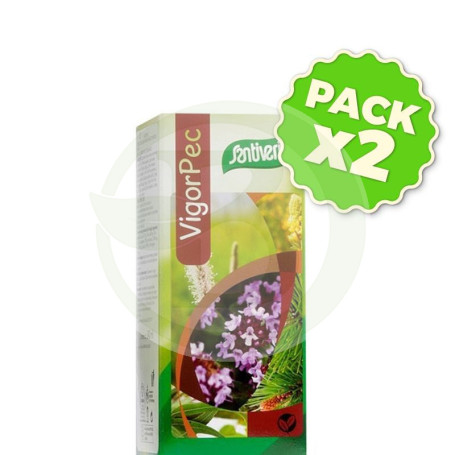 Pack 2x Jarabe Vigor Pec 240Ml. Santiveri