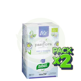 Pack 2x Sanaflor Pasiflora Bio 20 Filtros Santiveri