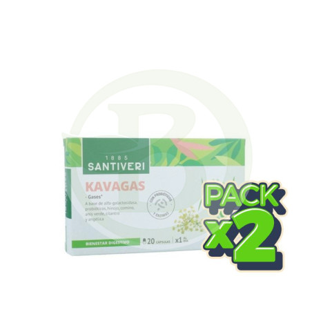 Pack 2x Kavagas 20 Capsulas Santiveri