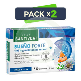 Pack 2x Sueño Forte 30 Comprimidos Santiveri