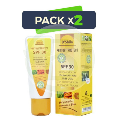 Pack 2x Protector Solar 30 100Ml. Shila