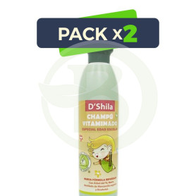 Pack 2x Champú Vitaminado Edad Escolar 250Ml Shila