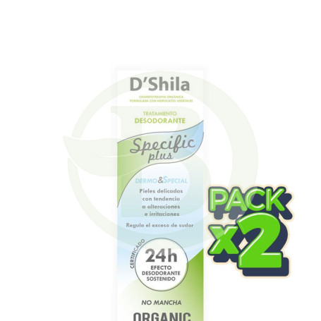 Pack 2x Desodorante Specific Plus 60Ml. Shila