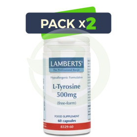 Pack 2x L-Tirosina 500Mg. Lamberts