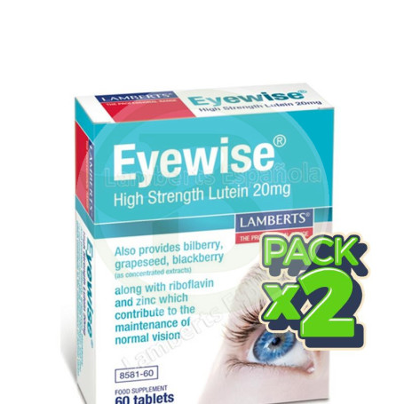 Pack 2x EYEWISE 60 TABLETAS LAMBERTS
