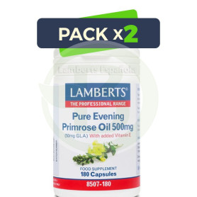 Pack 2x Aceite de Prímula Puro 500Mg. Lamberts