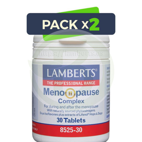 Pack 2x Menopause Complex 30 Comprimidos Lamberts