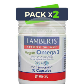 Pack 2x Omega 3 Vegano 30 Cápsulas Lamberts