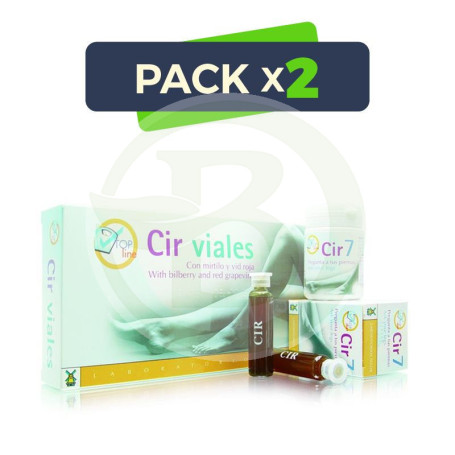 Pack 2x CIR 7 40 Cápsulas Tegor