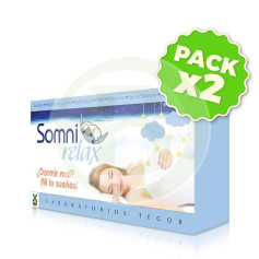 Pack 2x Somnirelax 40 cápsulas de Tegor
