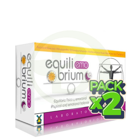 Pack 2x Equilibrium EMO 60 Cápsulas Tegor
