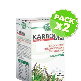 Pack 2x Karbofin Forte 60 Cápsulas ESI - Trepat Diet
