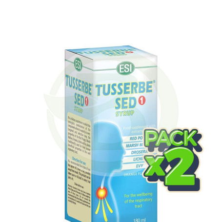 Pack 2x Tusserbe Sed 1 180Ml. ESI - Trepat Diet