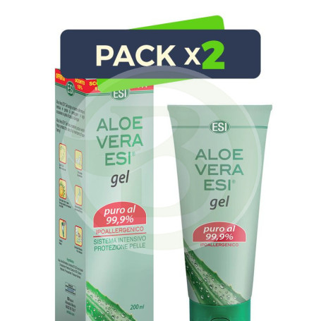 Pack 2x Gel De Aloe Vera 200Ml. Esi