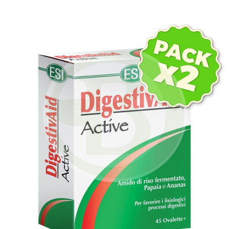 Pack 2x Digestivaid Active 15 Tabletas Esi