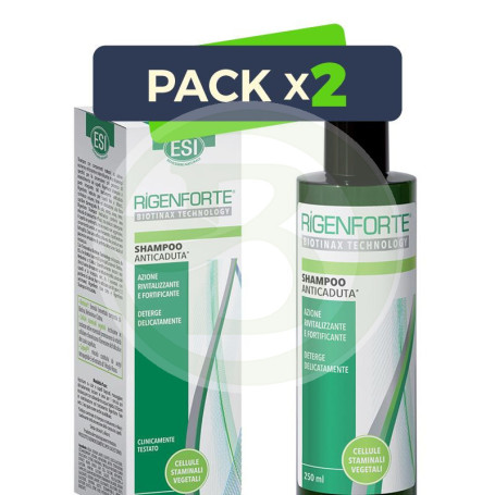 Pack 2x Rigenforte Champú Anticaída 250Ml. Esi