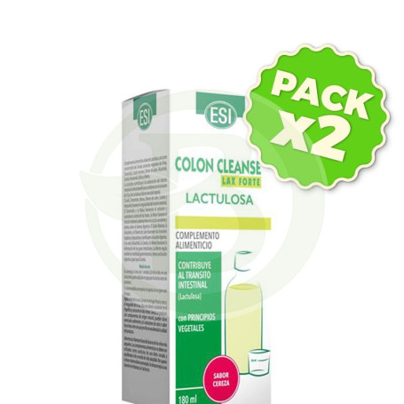 Pack 2x Colon Cleanse Lactulosa 180Ml. Esi