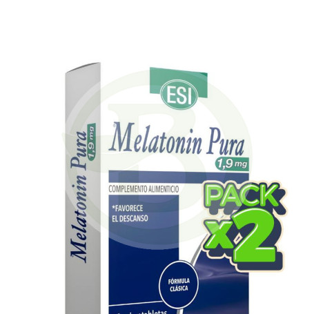 Pack 2x Melatonin Pura 1,9Mg 30 Microtabletas Esi