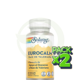 Pack 2x Eurocalm 60 Cápsulas Solaray