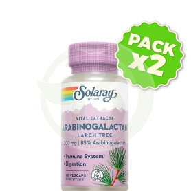 Pack 2x Arabinogalactano 60 Cápsulas Vegetales Solaray