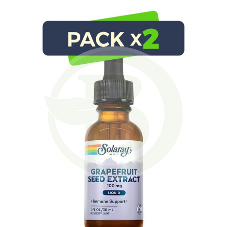 Pack 2x Grapefruit Seed 30Ml. Solaray