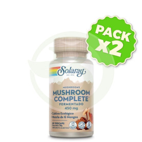 Pack 2x Mushroom Complete 60 Cápsulas Solaray