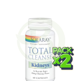 Pack 2x Total Cleanse Kidneys 60 Cápsulas Solaray