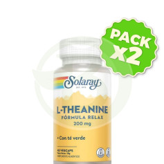 Pack 2x L-teanina 200Mg. 45 Cápsulas Solaray