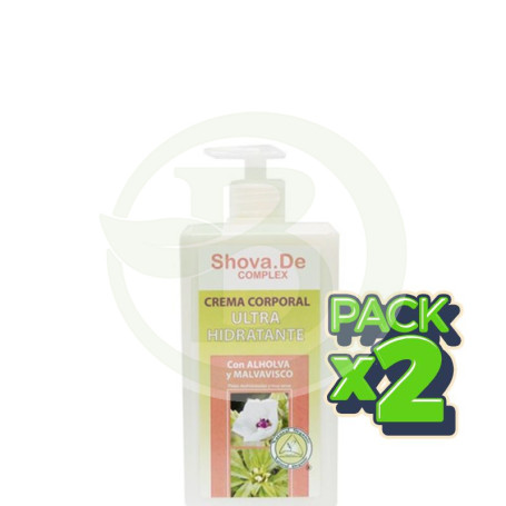 Pack 2x Crema Corporal Ultra-Hidratante 1000Ml. Shova De