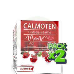 Pack 2x Calmoten Com Espinheiro Branco 60 Comprimidos Dietmed