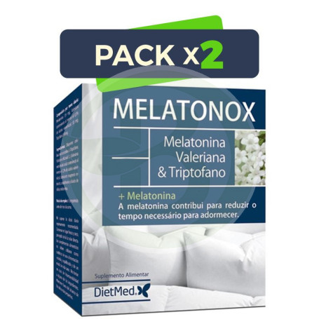 Pack 2x Melatonox 30 Comprimidos Dietmed