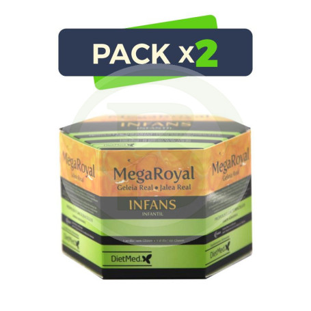 Pack 2x Megaroyal Infans 20 Ampollas Dietmed