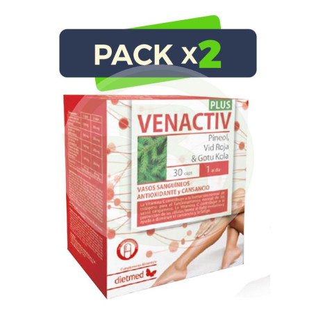 Pack 2x Venactiv Plus 30 Capsulas