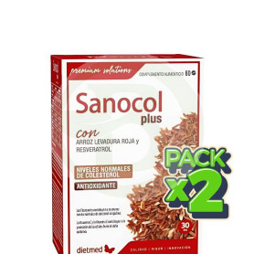 Pack 2x Sanocol Plus 60 Comprimidos Dietmed