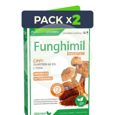 Pack 2x Funghimil Inmune 60 Cápsulas Dietmed