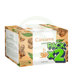 Pack 2x Infusão Cúrcuma 20 Saquinhos Dietmed