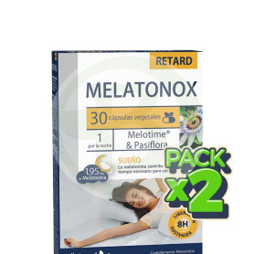 Pack 2x Melatonox Retard 30 Cápsulas Vegetales Dietmed