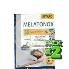 Pack 2x Melatonox Retard 30 Cápsulas Vegetais Dietmed