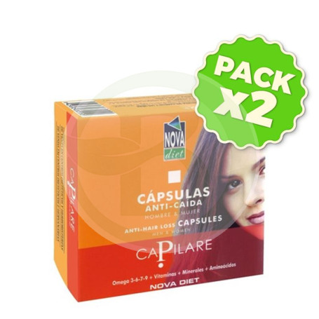 Pack 2x Capilare 60 Cápsulas Novadiet