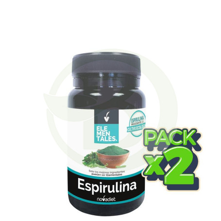 Pack 2x Espirulina 60 Cápsulas Nova Diet