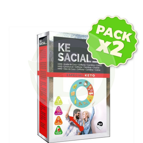 Pack 2x Kesacial 30 Cápsulas Nova Diet