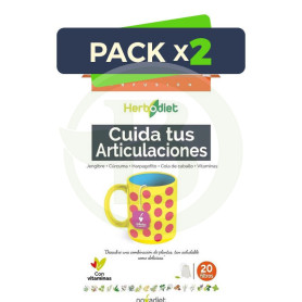 Pack 2x Herbodiet Cuida Tus Articulaciones 20 Filtros Nova Diet