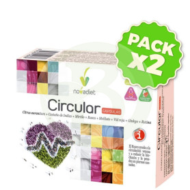 Pack 2x Circular 60 Cápsulas Vegetales Nova Diet