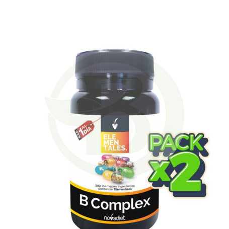 Pack 2x B Complex 60 Cápsulas Vegetales Nova Diet